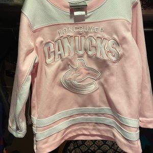 Pink Toddler Canucks Jersey